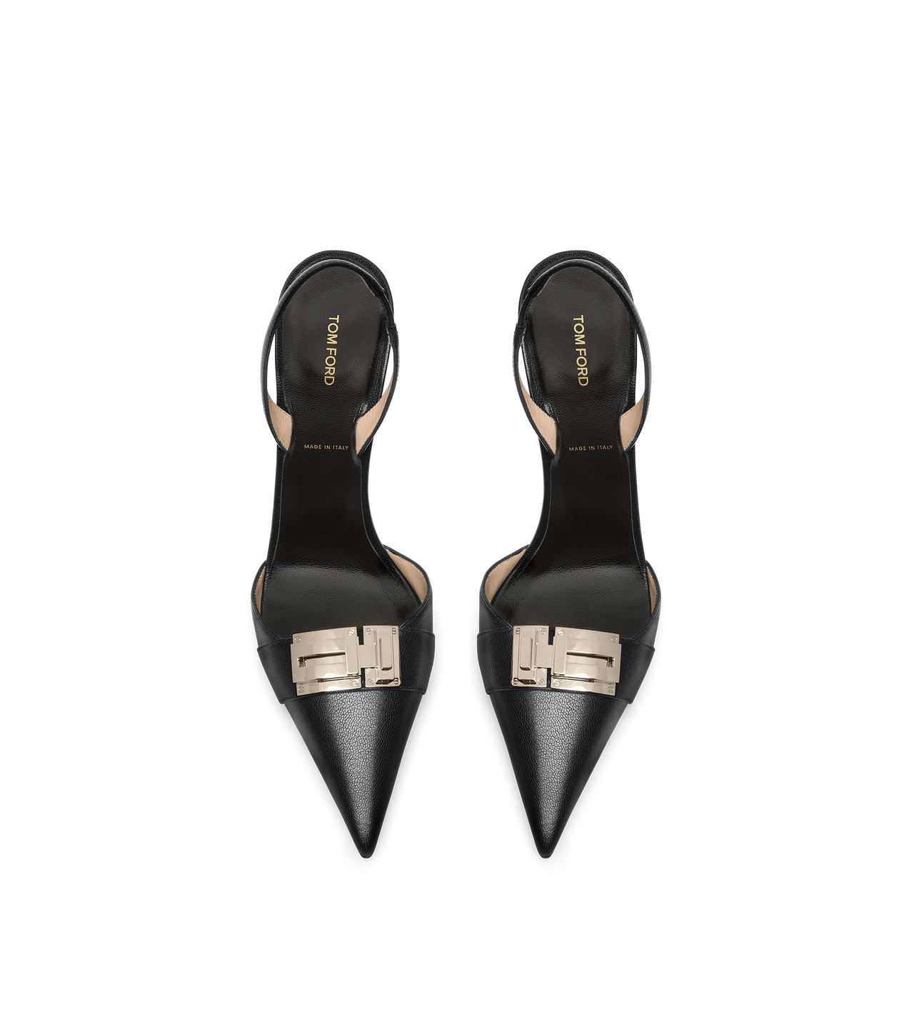 SUPPLE GRAIN LEATHER T LATCH SLINGBACK image number 3