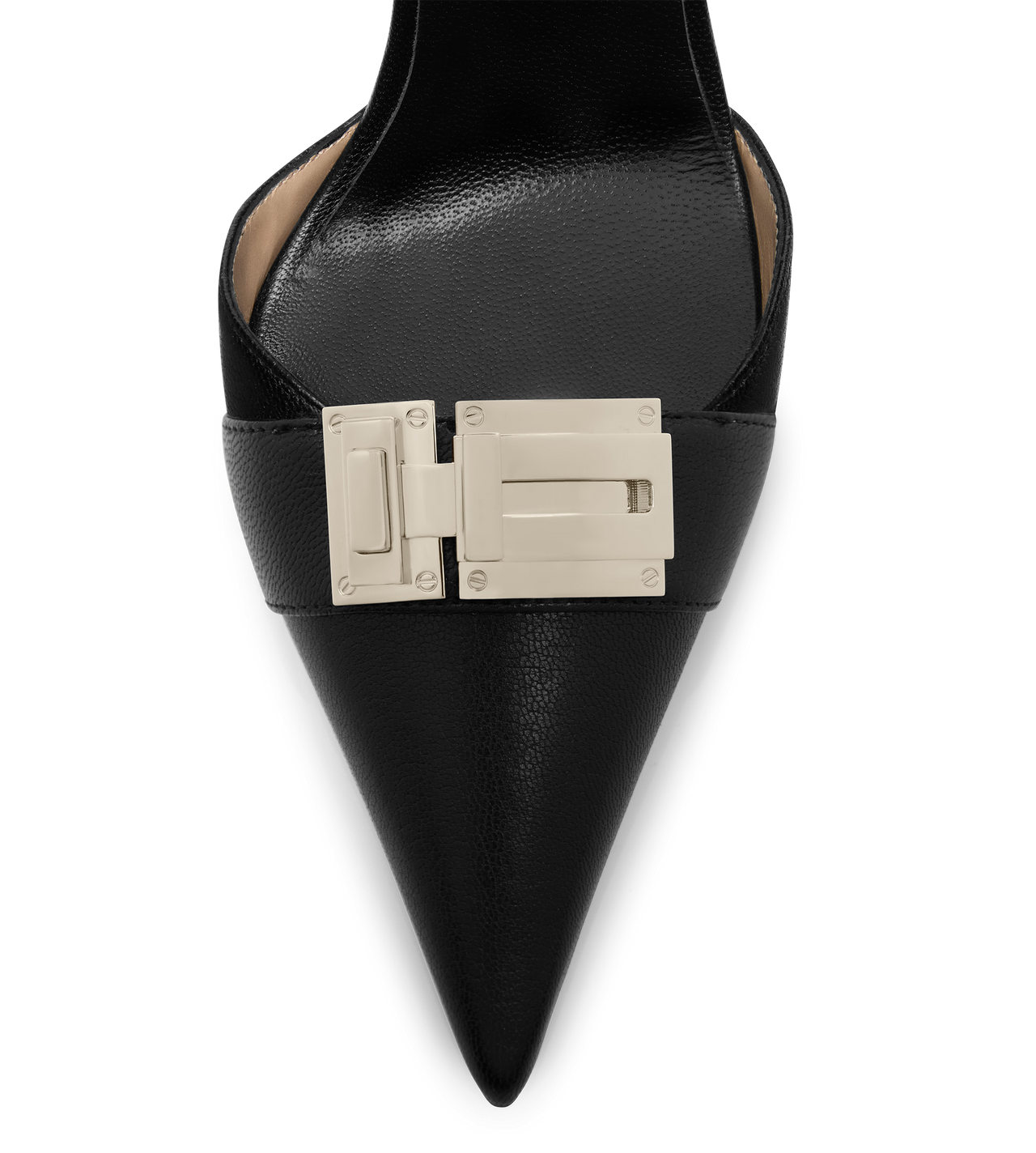 SUPPLE GRAIN LEATHER T LATCH SLINGBACK image number 4