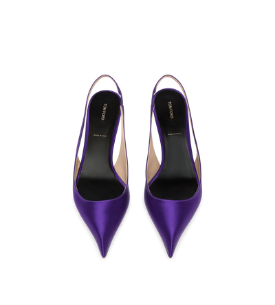 SATIN T SLINGBACK image number 3