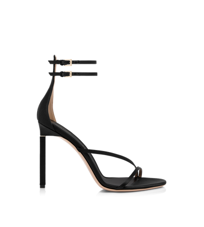 SATIN T ANKLE STRAP SANDAL image number 0