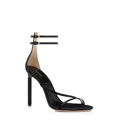 SATIN T ANKLE STRAP SANDAL image number 1