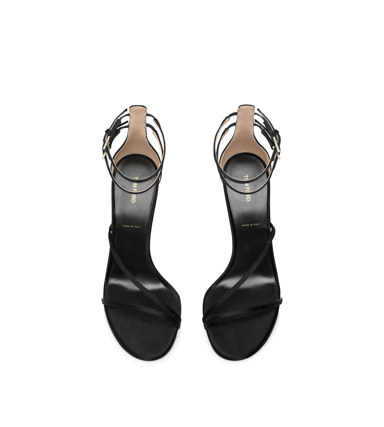 SATIN T ANKLE STRAP SANDAL image number 3