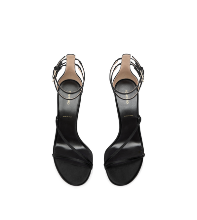 SATIN T ANKLE STRAP SANDAL image number 3