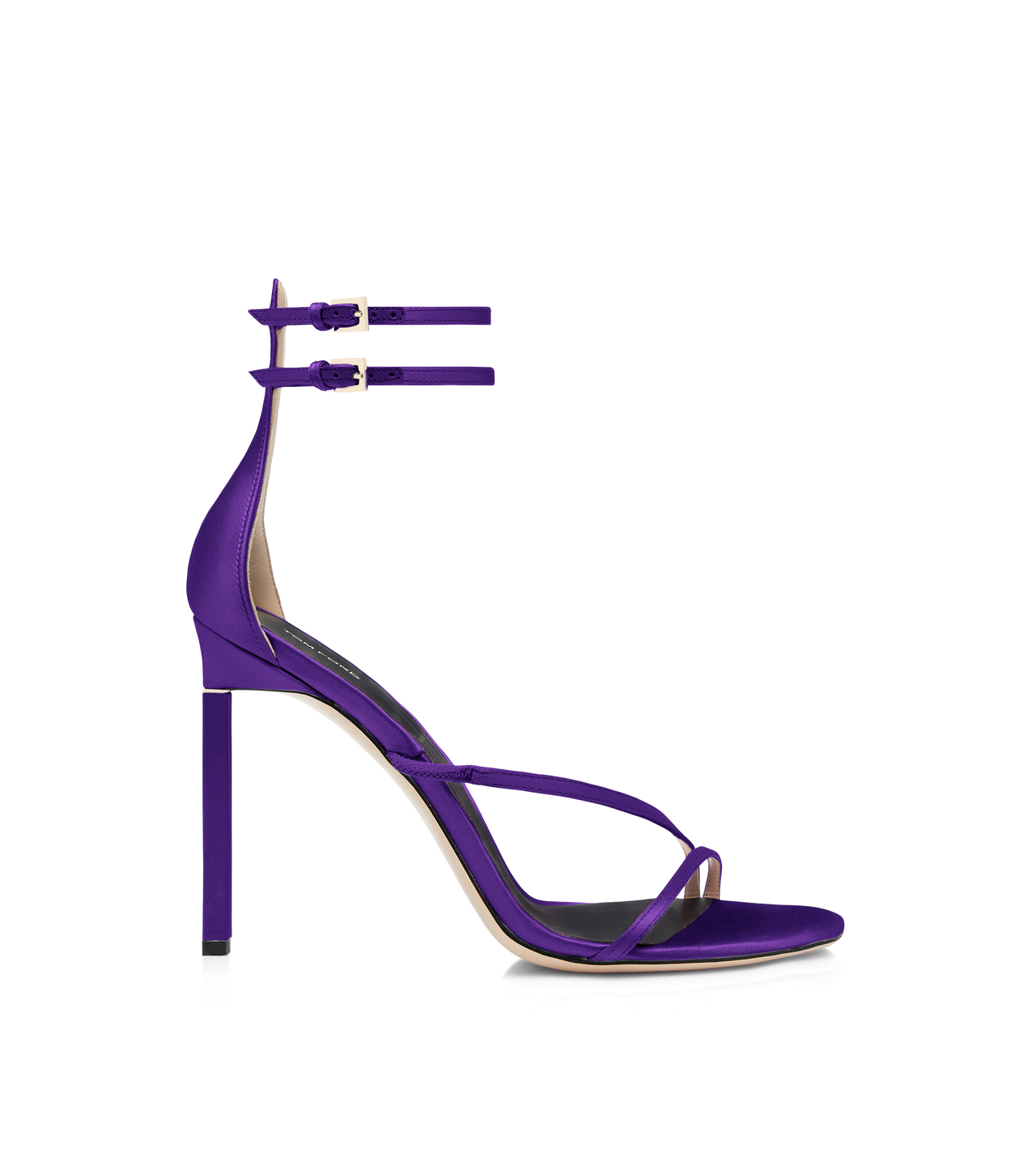 SATIN T ANKLE STRAP SANDAL image number 0