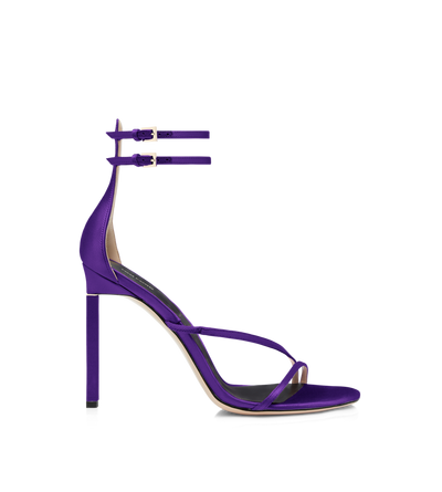 SATIN T ANKLE STRAP SANDAL image number 0