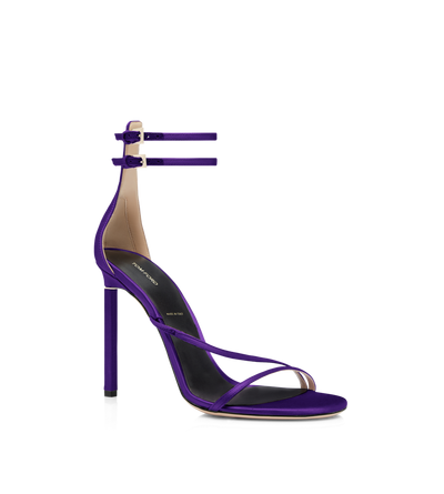 SATIN T ANKLE STRAP SANDAL image number 1