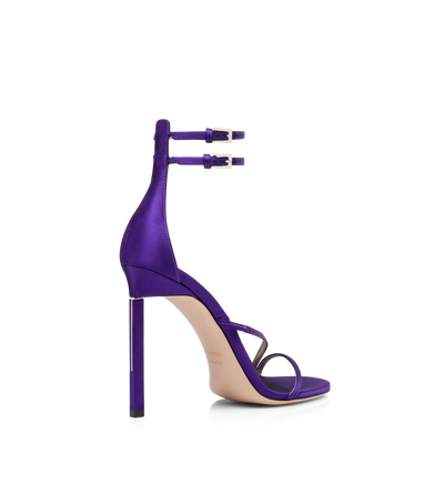 SATIN T ANKLE STRAP SANDAL image number 2