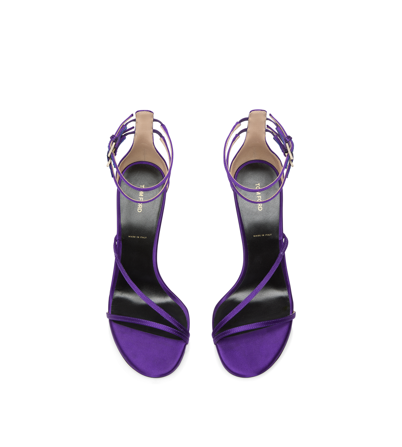 SATIN T ANKLE STRAP SANDAL image number 3