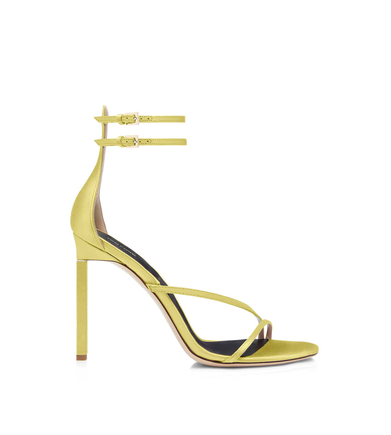 SATIN T ANKLE STRAP SANDAL image number 0