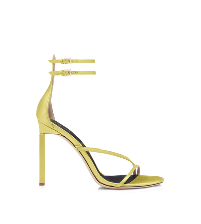 SATIN T ANKLE STRAP SANDAL image number 0