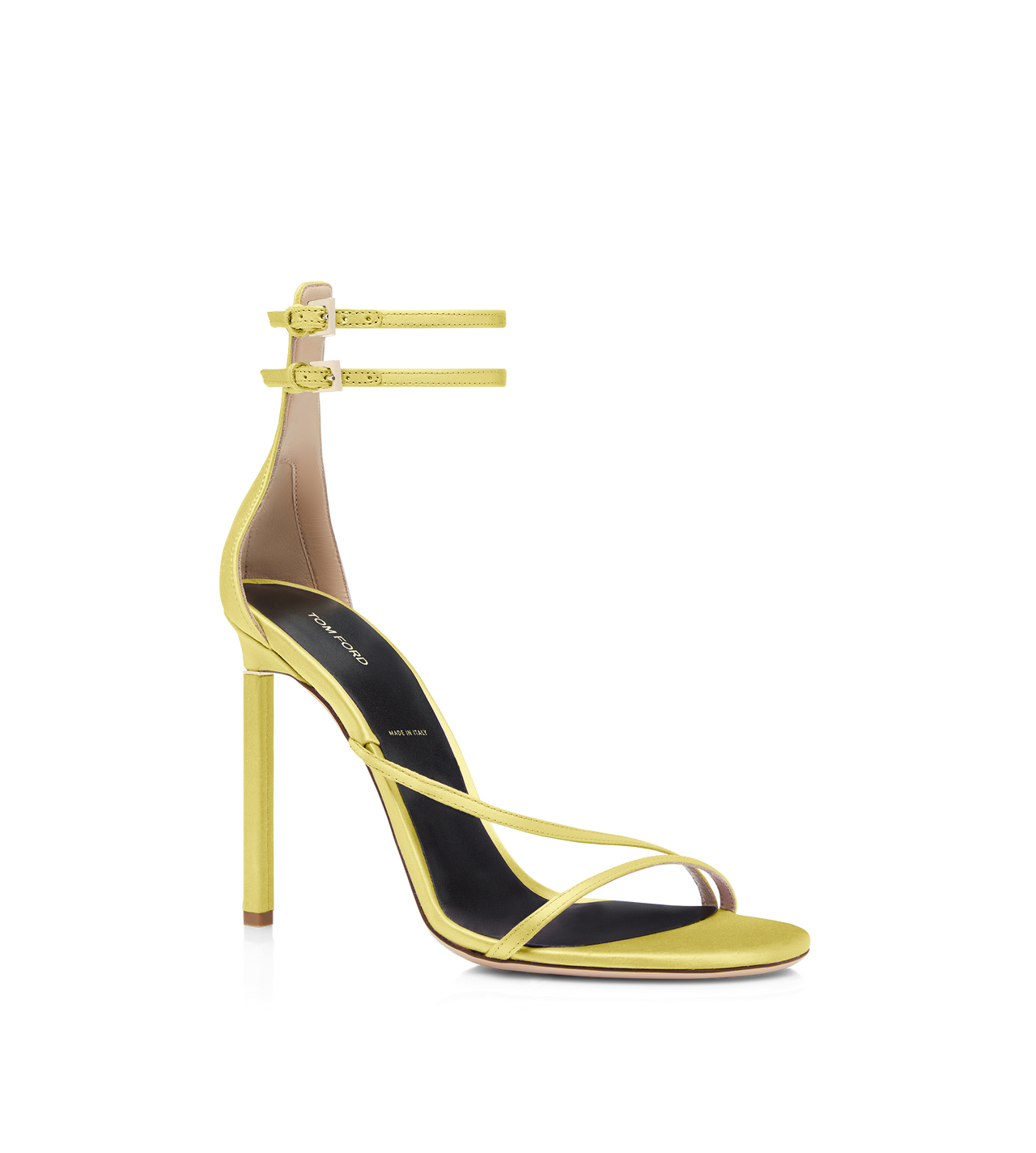 SATIN T ANKLE STRAP SANDAL image number 1