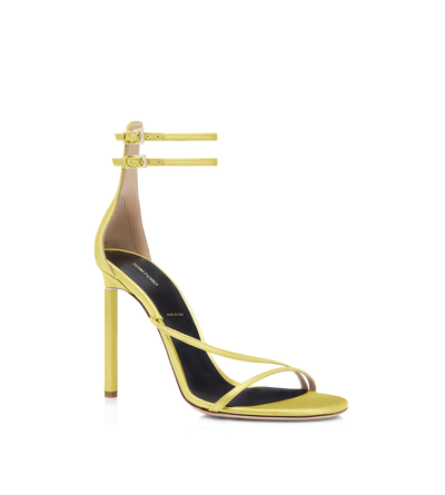 SATIN T ANKLE STRAP SANDAL image number 1