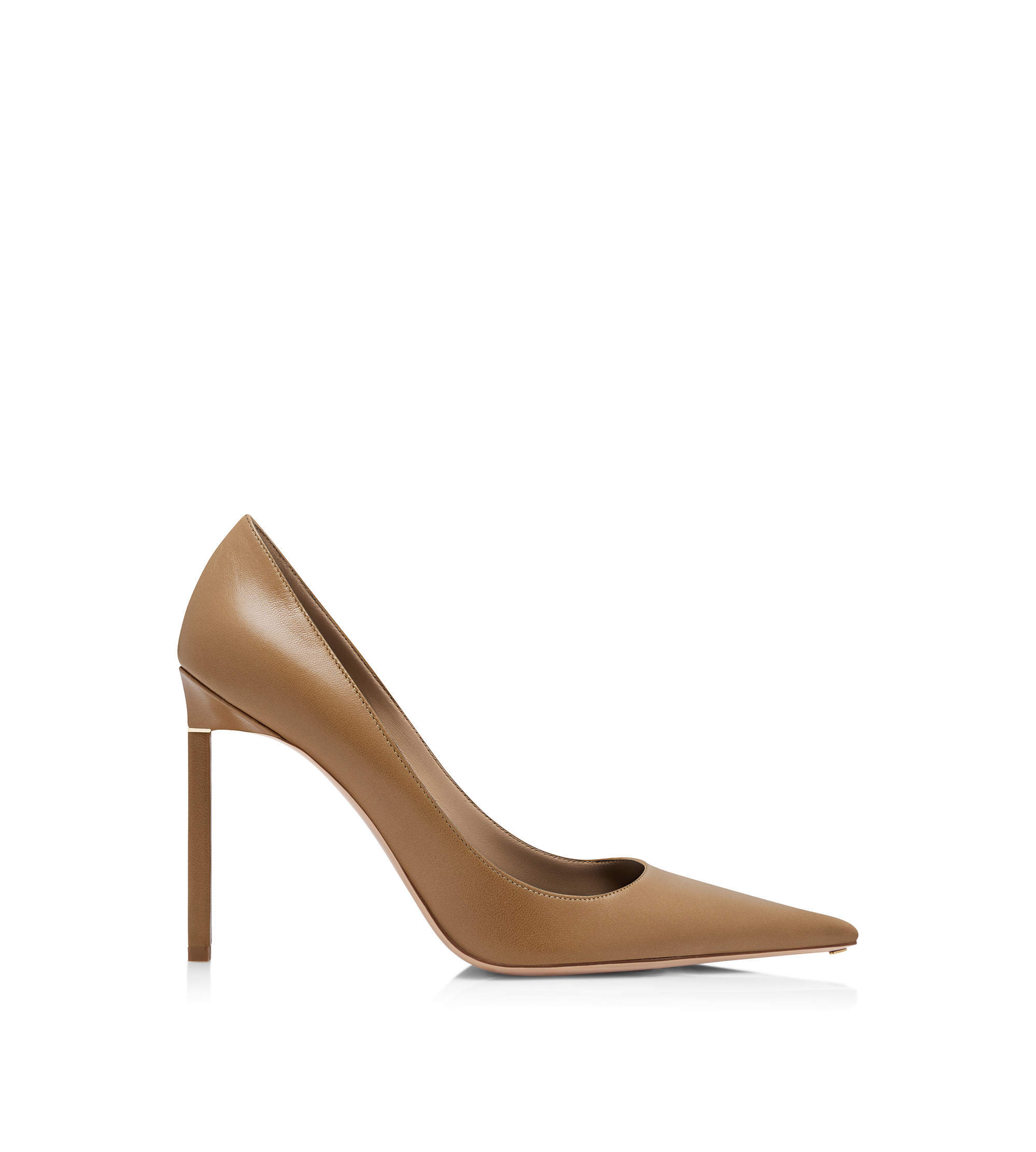 SHINY LEATHER T PUMP