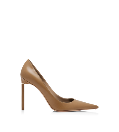 SHINY LEATHER T PUMP image number 0