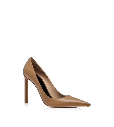 SHINY LEATHER T PUMP image number 1