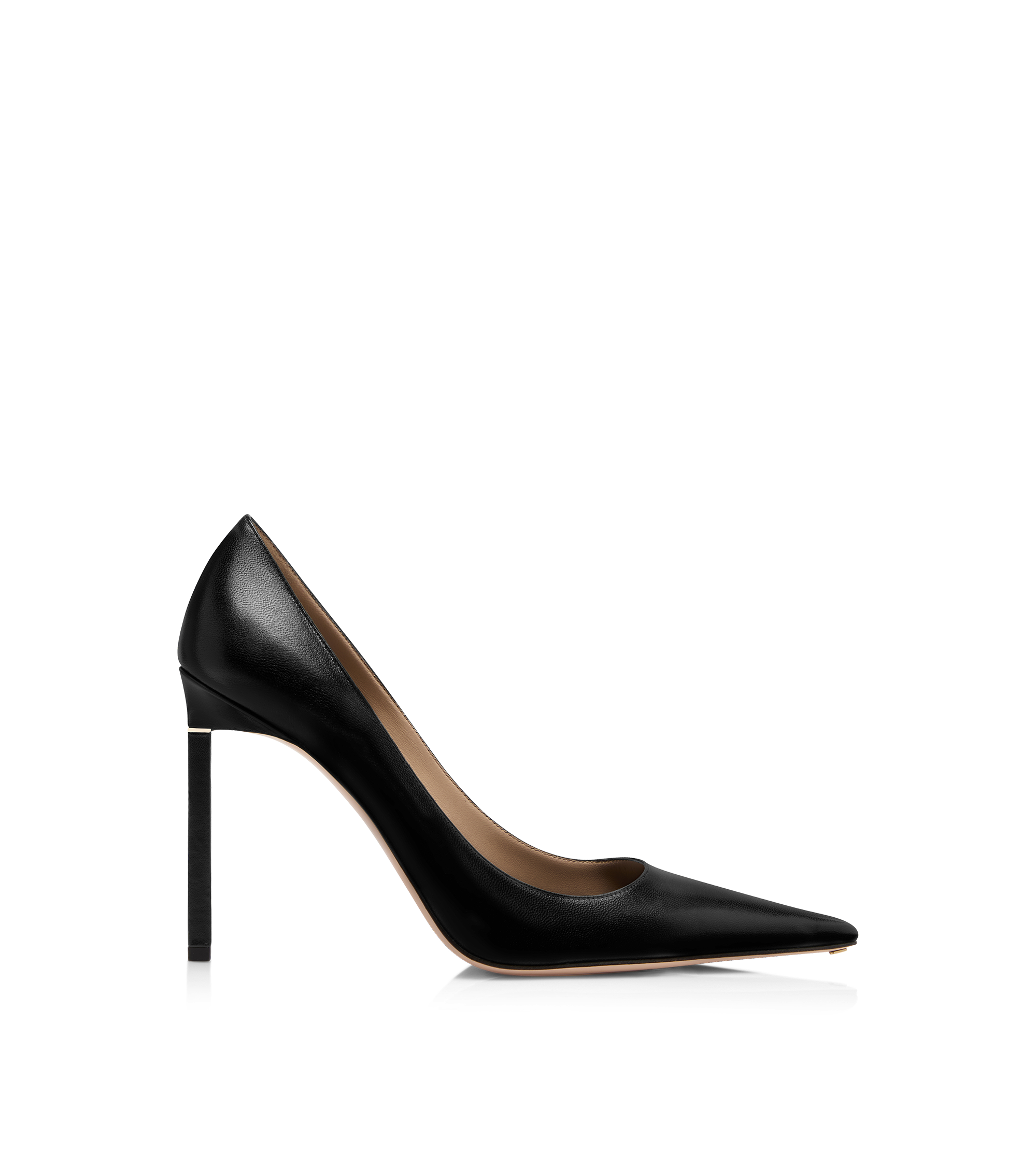 SHINY LEATHER T PUMP