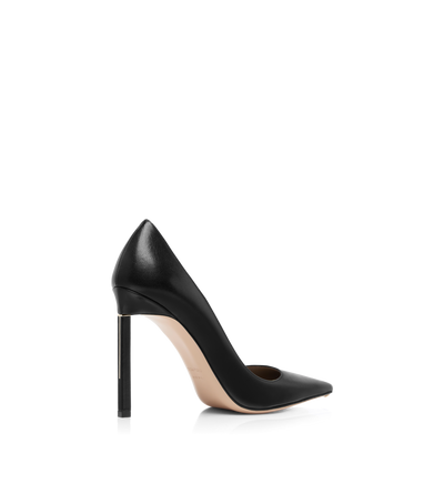 SHINY LEATHER T PUMP image number 2