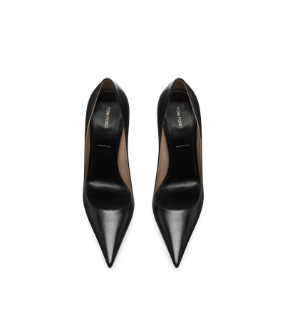 SHINY LEATHER T PUMP image number 3