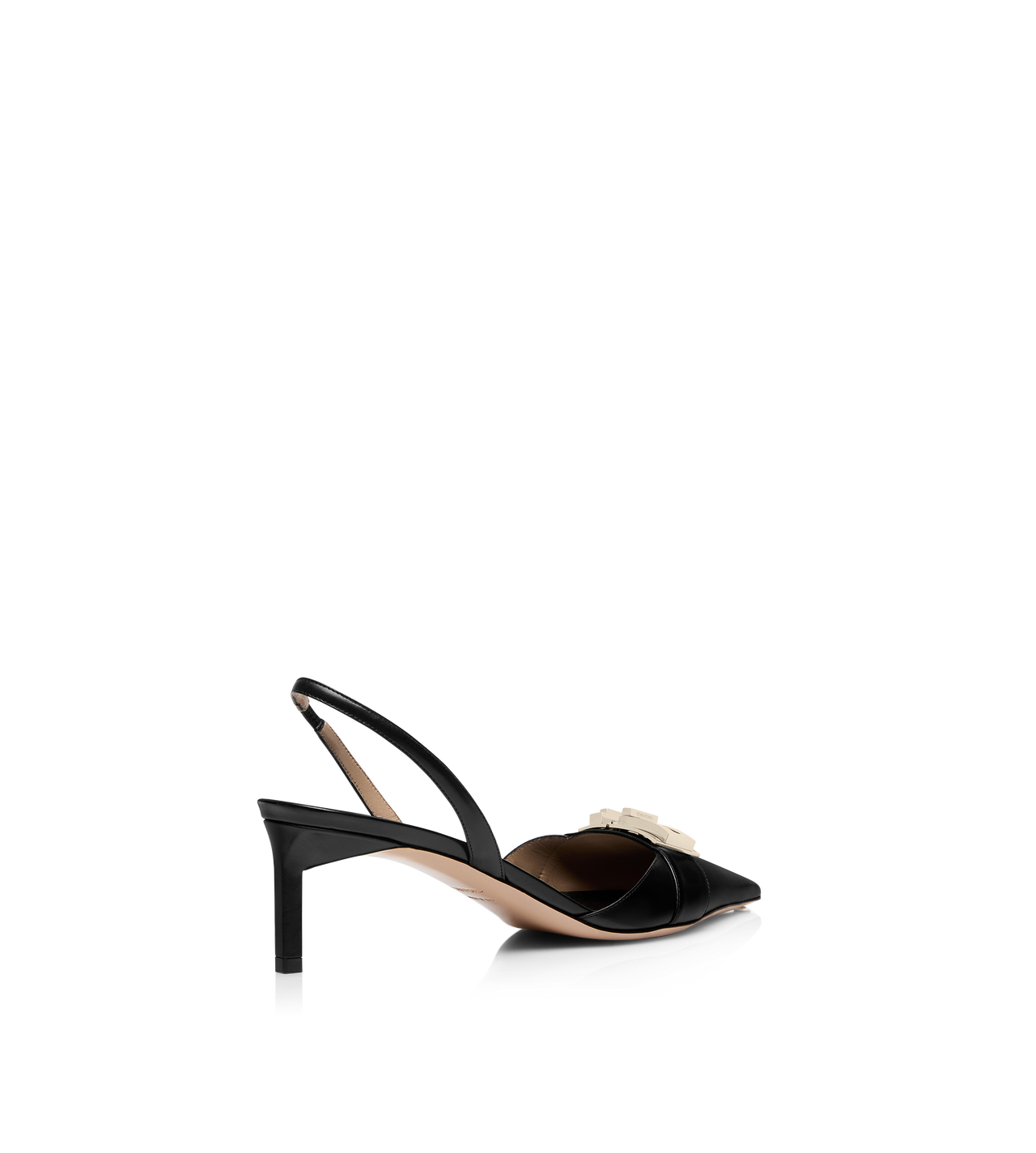 SHINY LEATHER T LATCH SLINGBACK image number 2