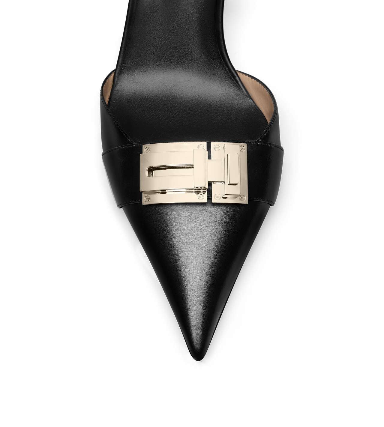 SHINY LEATHER T LATCH SLINGBACK image number 4