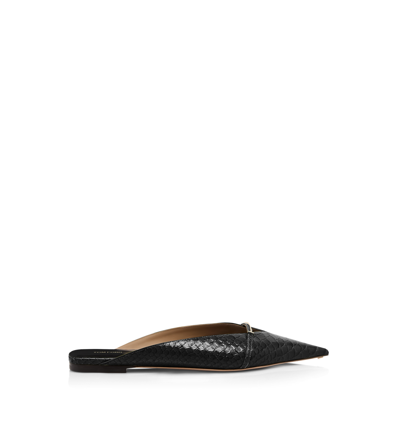 SEMI SHINY PRINTED PYTHON JULIANNE MULE image number 0