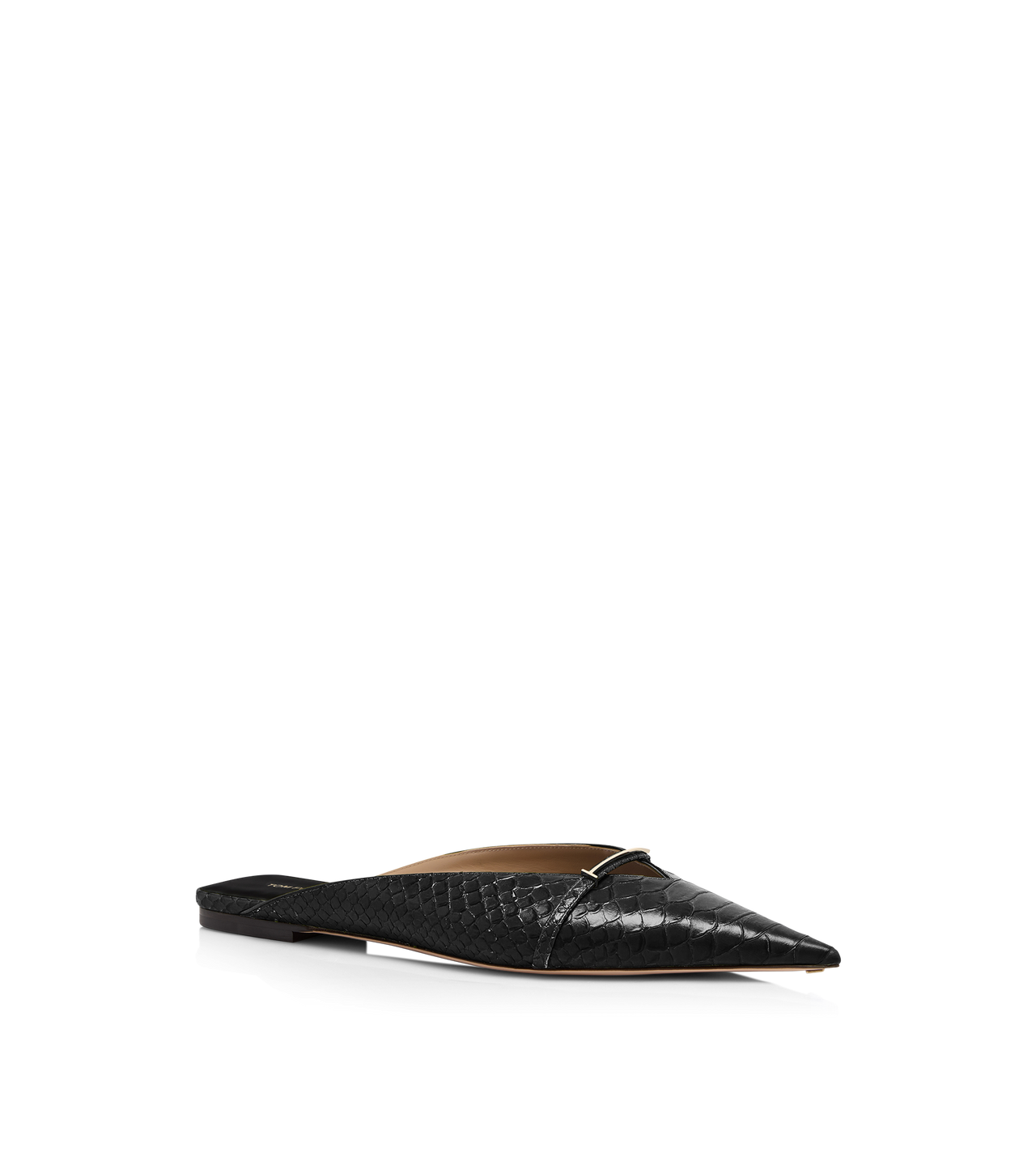 SEMI SHINY PRINTED PYTHON JULIANNE MULE image number 1