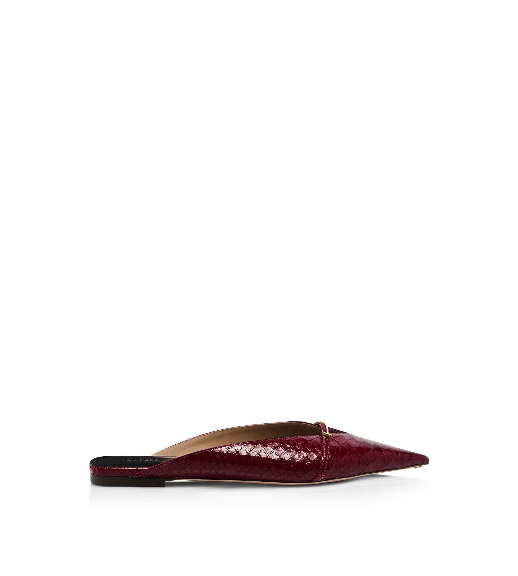 SEMI SHINY PRINTED PYTHON JULIANNE MULE