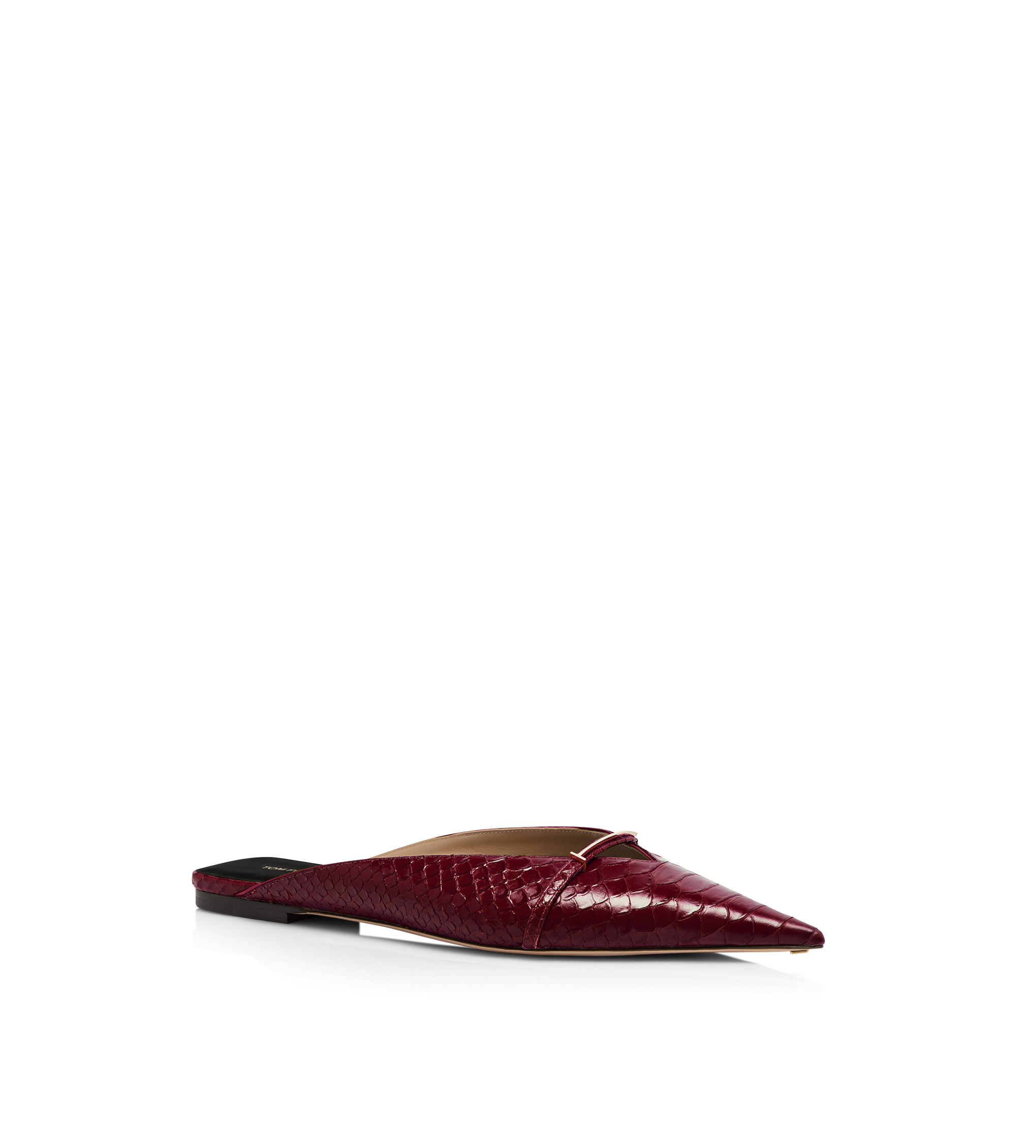 SEMI SHINY PRINTED PYTHON JULIANNE MULE