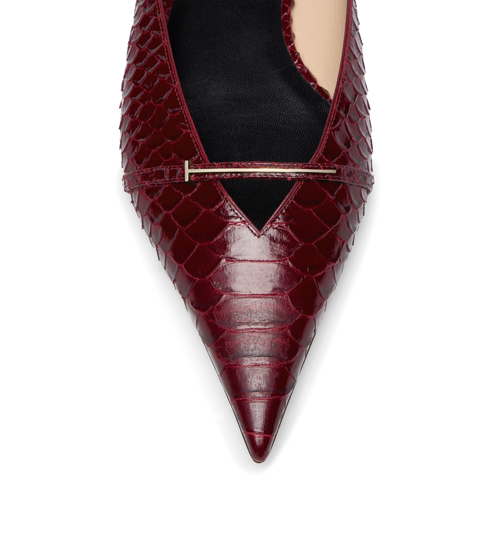 SEMI SHINY PRINTED PYTHON JULIANNE MULE | TOM FORD Fashion