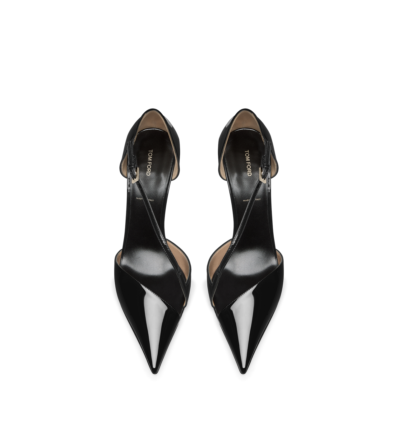 PATENT LEATHER ASYMMETRIC PUMP image number 3