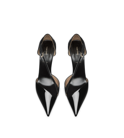 PATENT LEATHER ASYMMETRIC PUMP image number 3