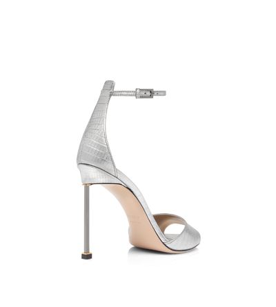 LAMINATED PRINTED TEJUS SPIRE ANKLE STRAP SANDAL image number 2