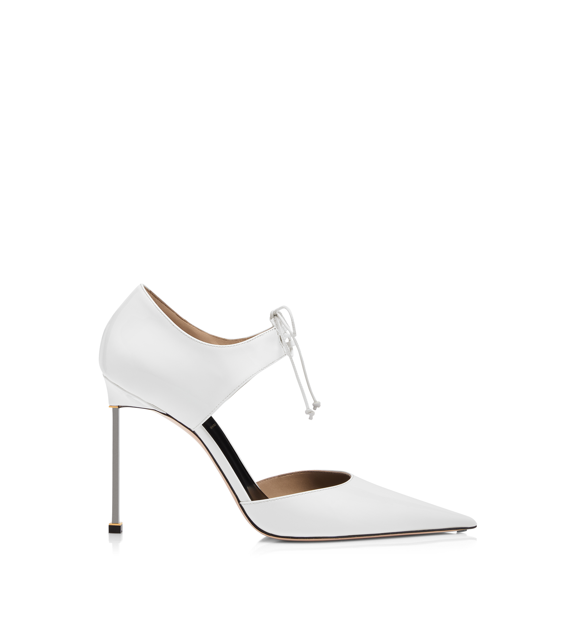 PATENT LEATHER SPIRE PUMP