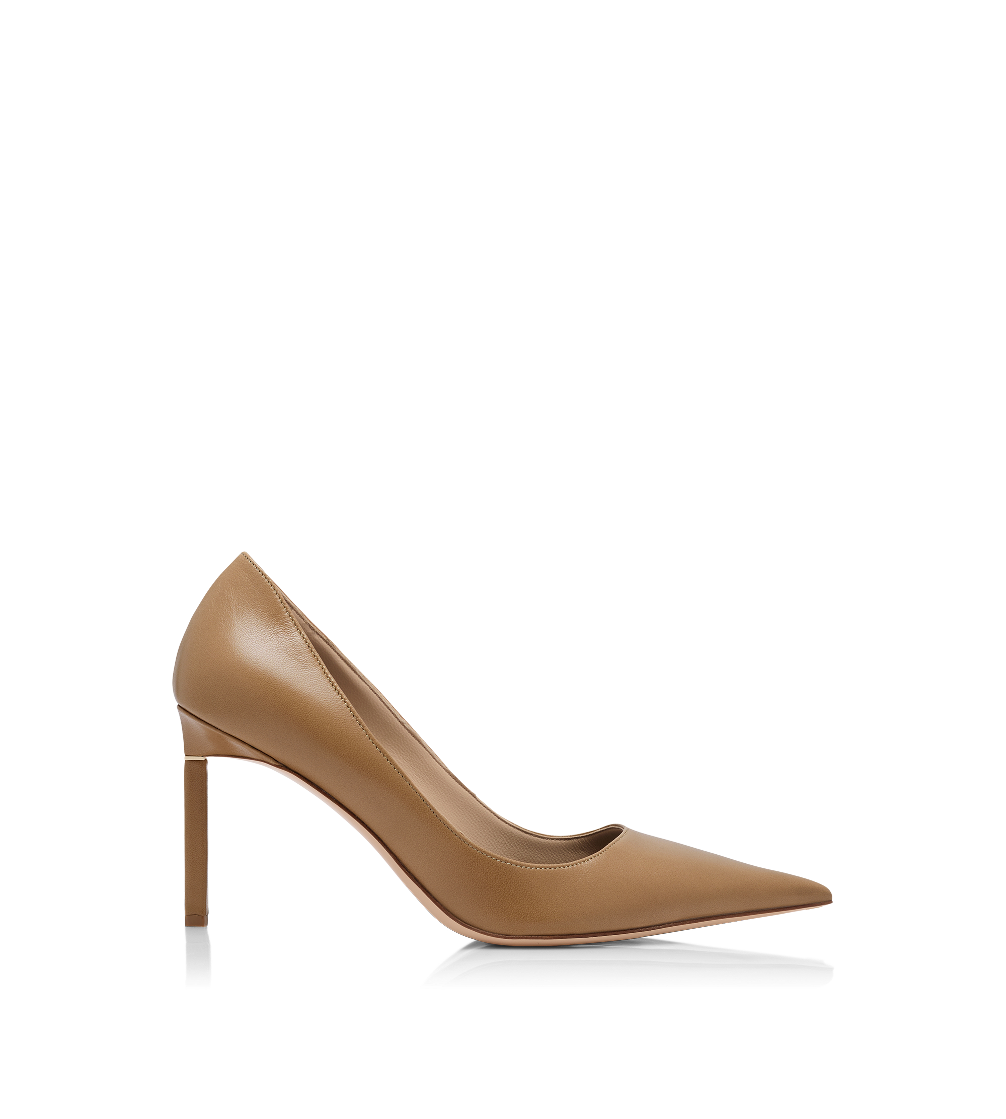 SHINY LEATHER T PUMP