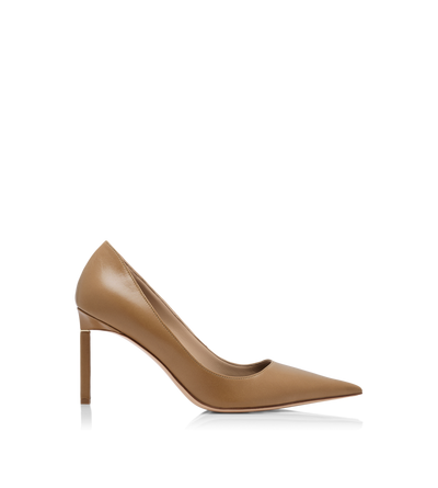 SHINY LEATHER T PUMP image number 0