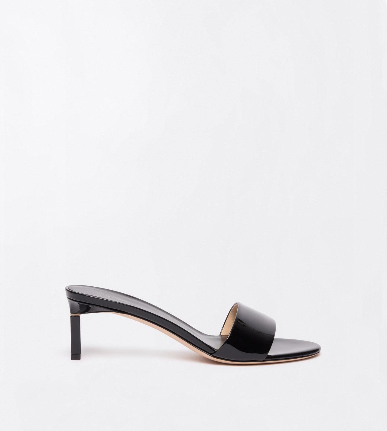 TOM FORD LEATHER BLACK PATENT LEATHER T MULE