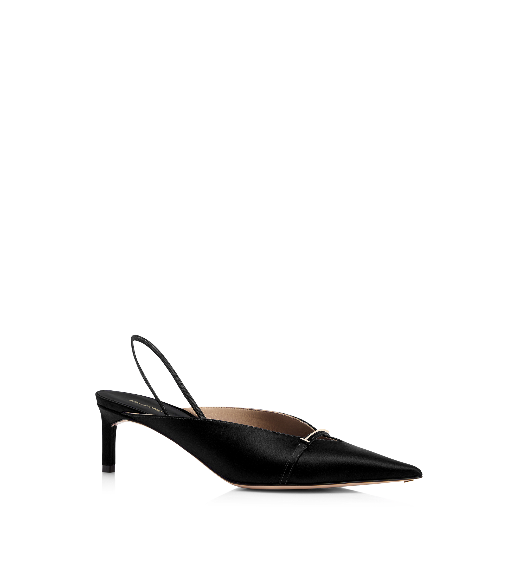 SATIN JULIANNE SLINGBACK