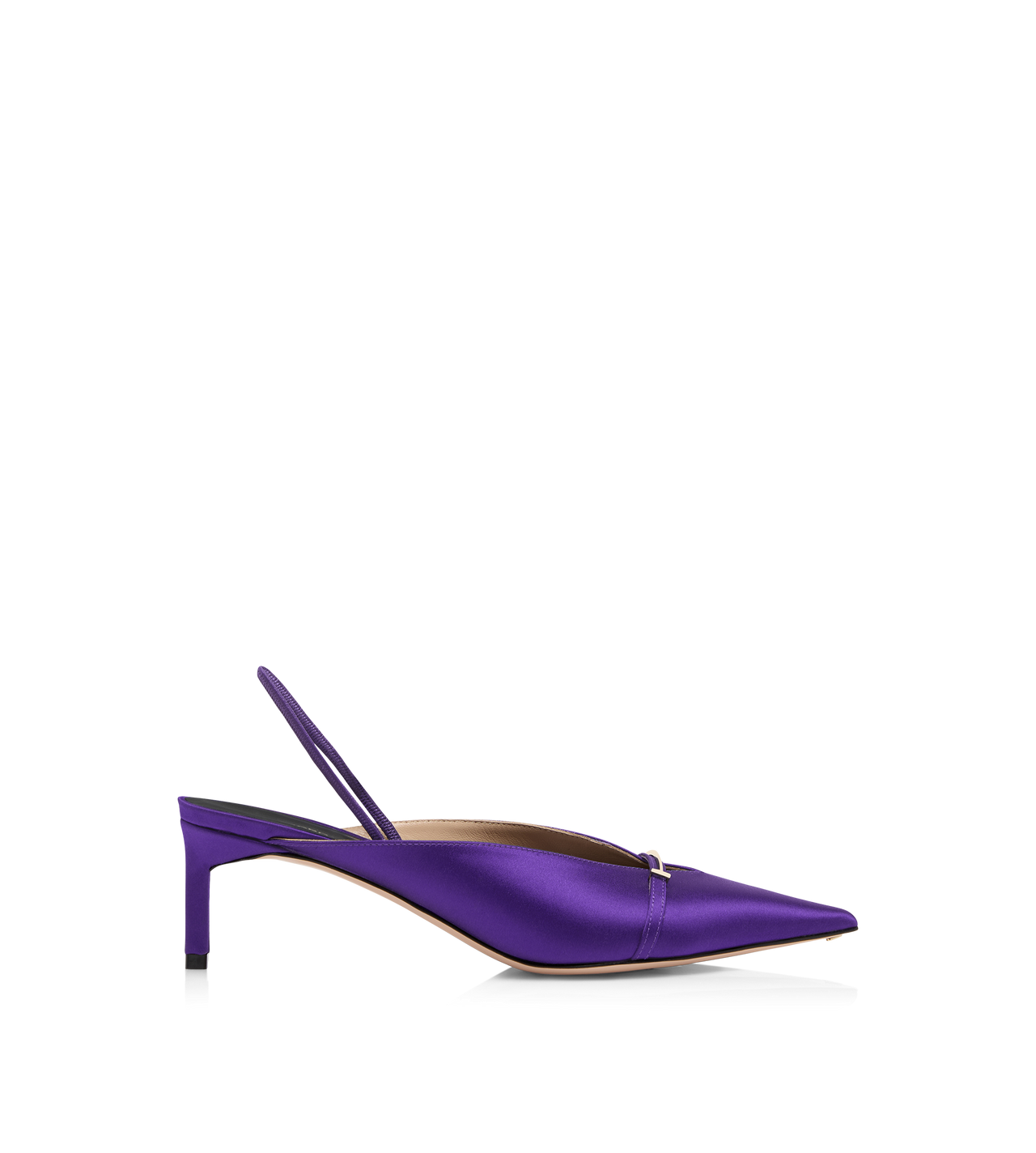TOM FORD  BRIGHT PURPLE SATIN JULIANNE SLINGBACK