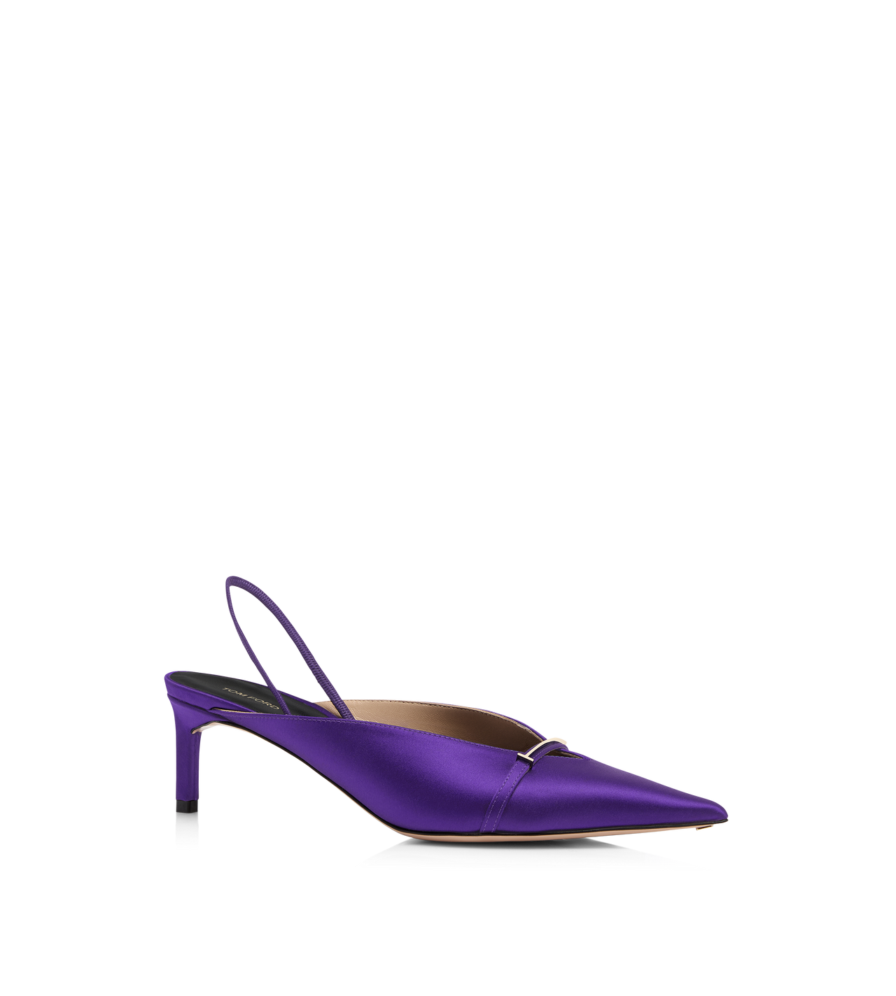 TOM FORD  BRIGHT PURPLE SATIN JULIANNE SLINGBACK