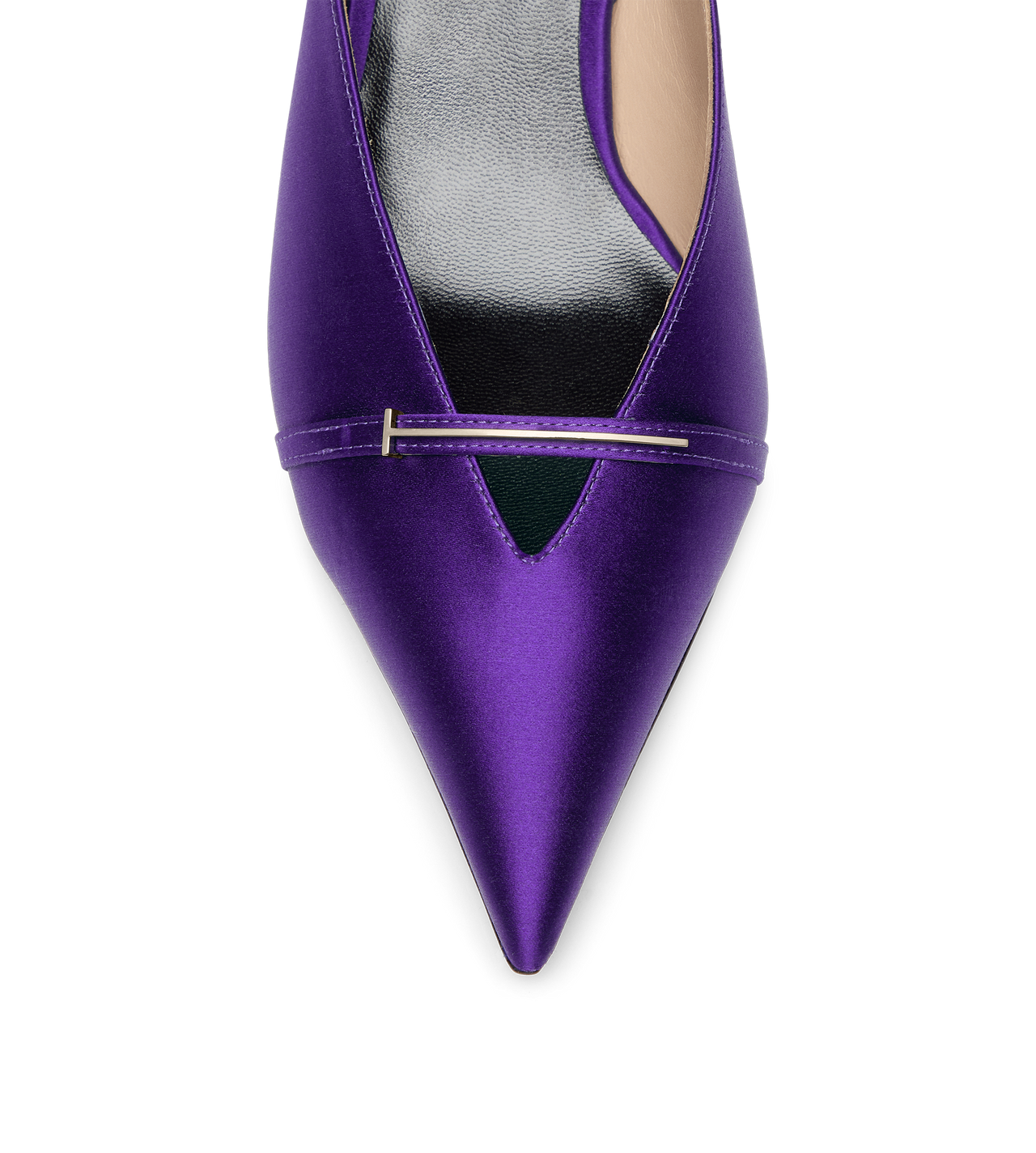 TOM FORD  BRIGHT PURPLE SATIN JULIANNE SLINGBACK
