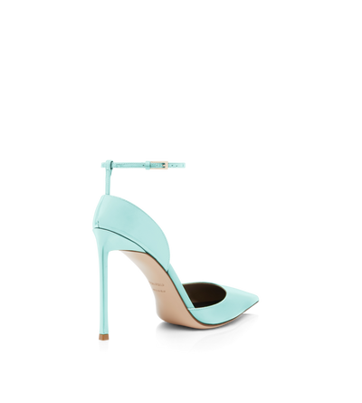 PATENT LEATHER VERTIGO ANKLE STRAP PUMP image number 2