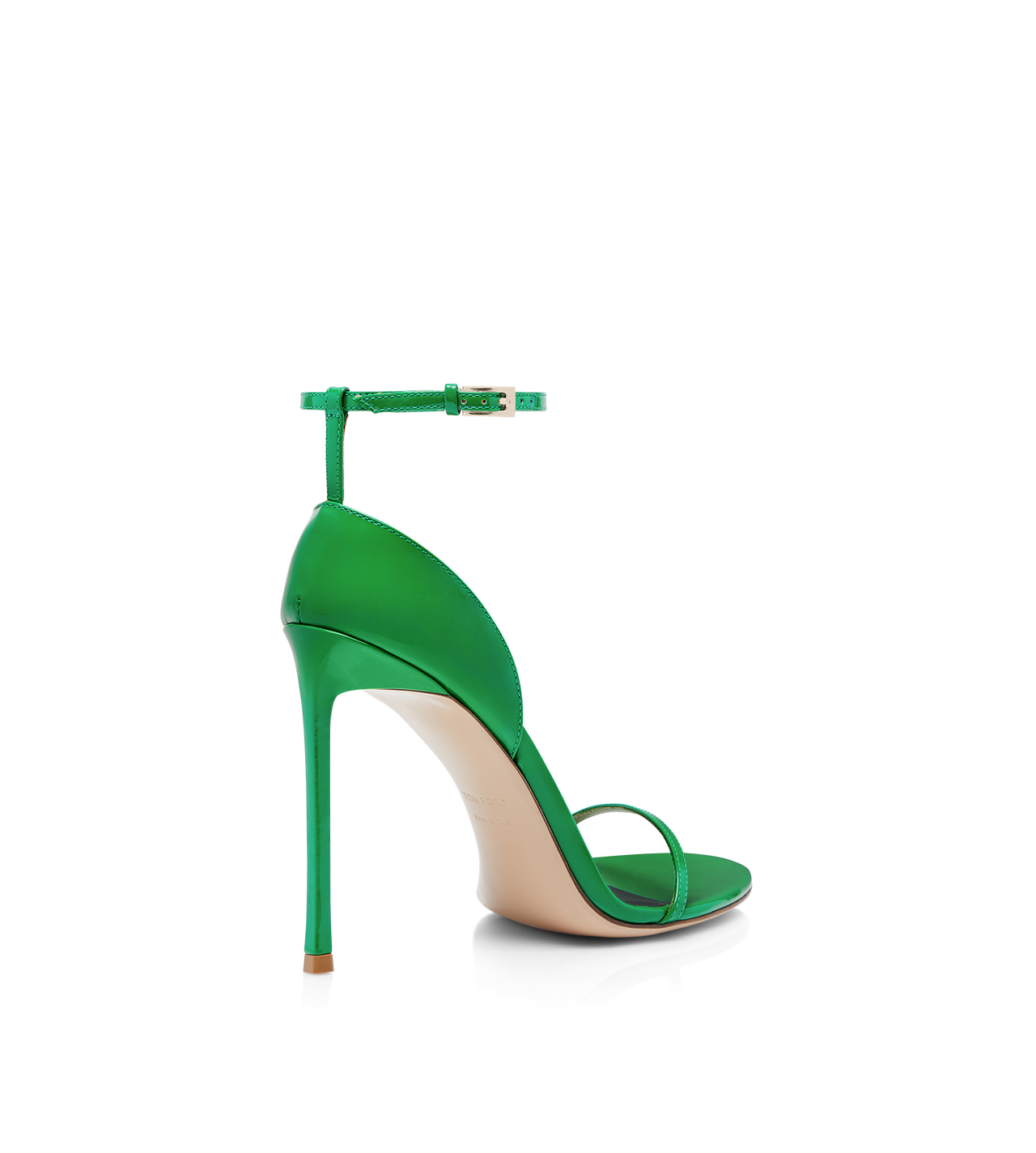 PATENT LEATHER VERTIGO ANKLE STRAP SANDAL image number 2