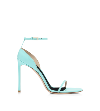 PATENT LEATHER VERTIGO ANKLE STRAP SANDAL image number 0