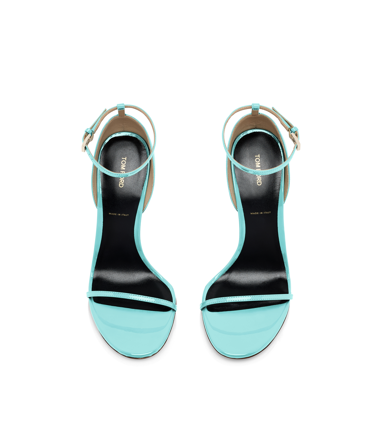 PATENT LEATHER VERTIGO ANKLE STRAP SANDAL image number 3