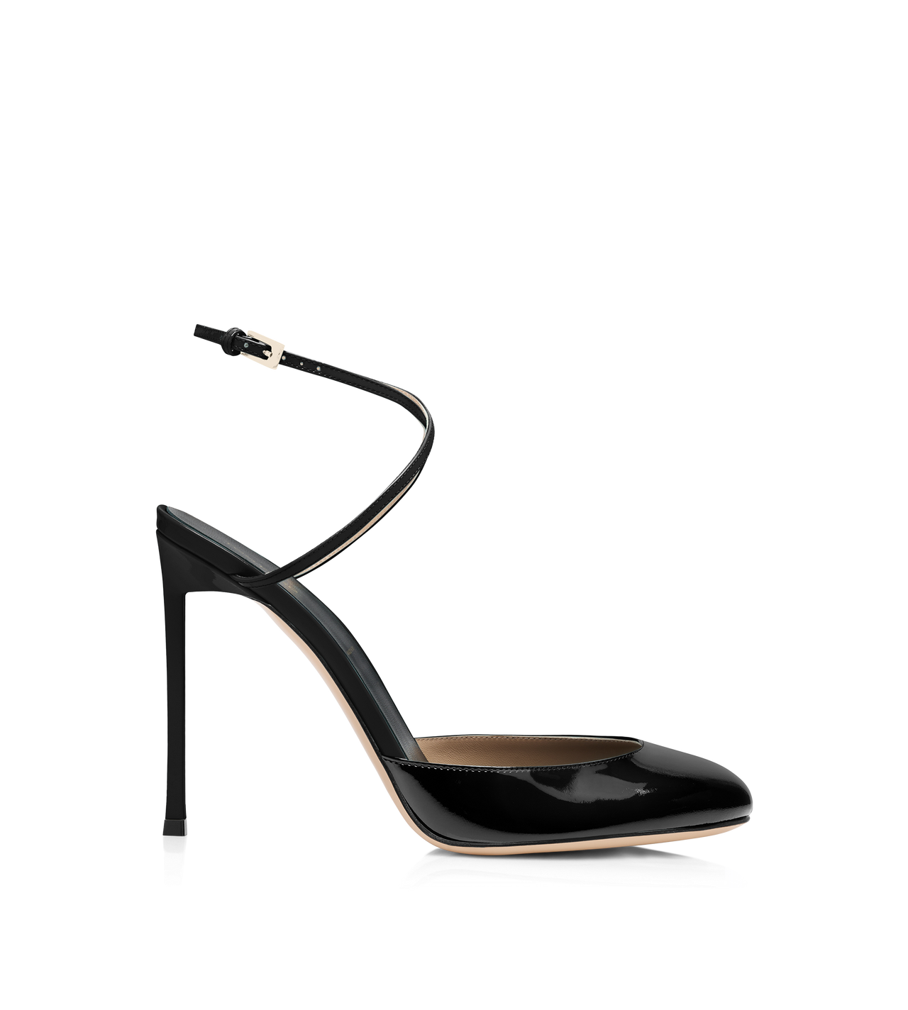 TOM FORD  BLACK D&Eacute;COLLET&Eacute; SELEN IN PELLE VERNICIATA