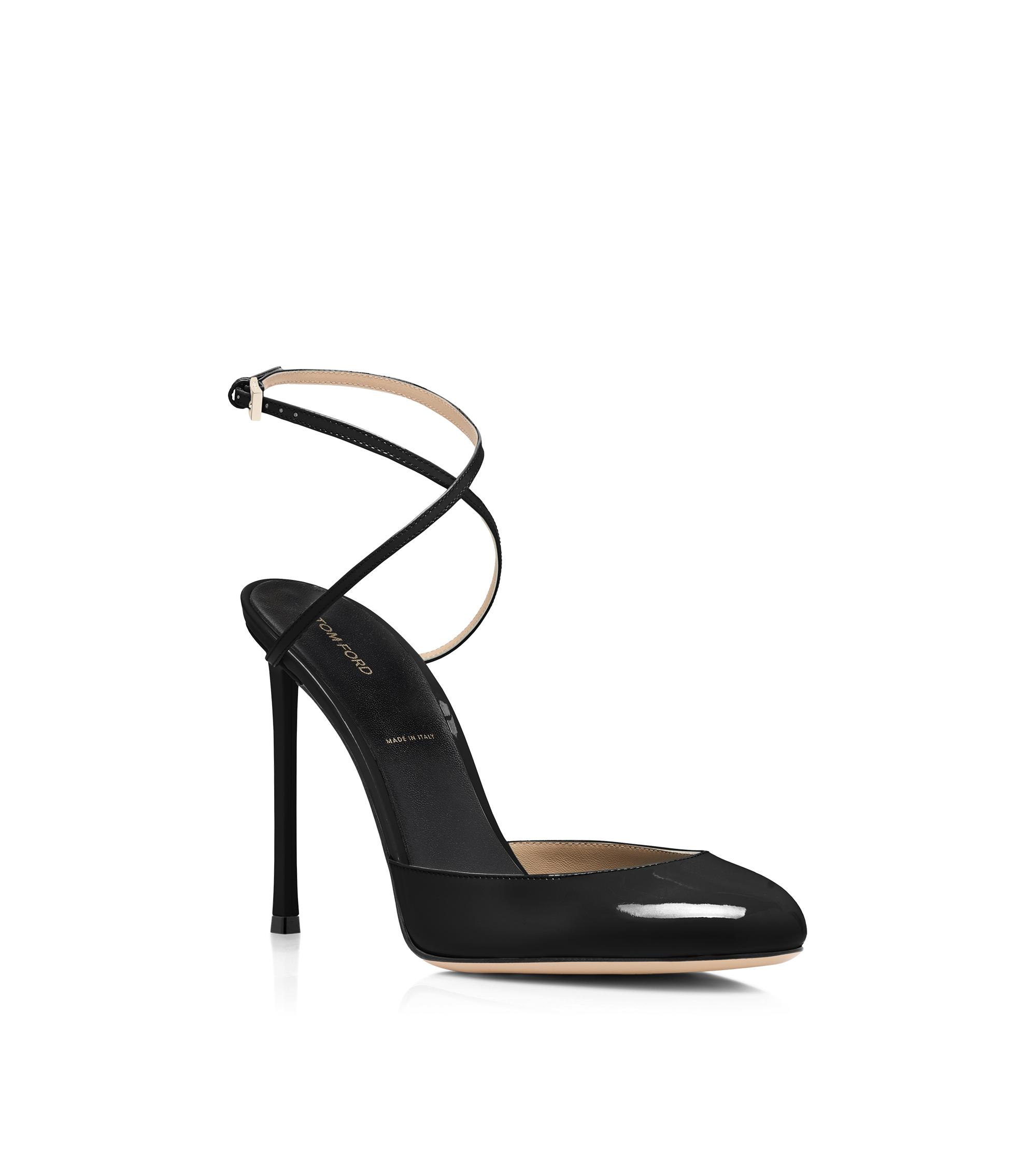 SELEN PUMPS AUS LACKLEDER