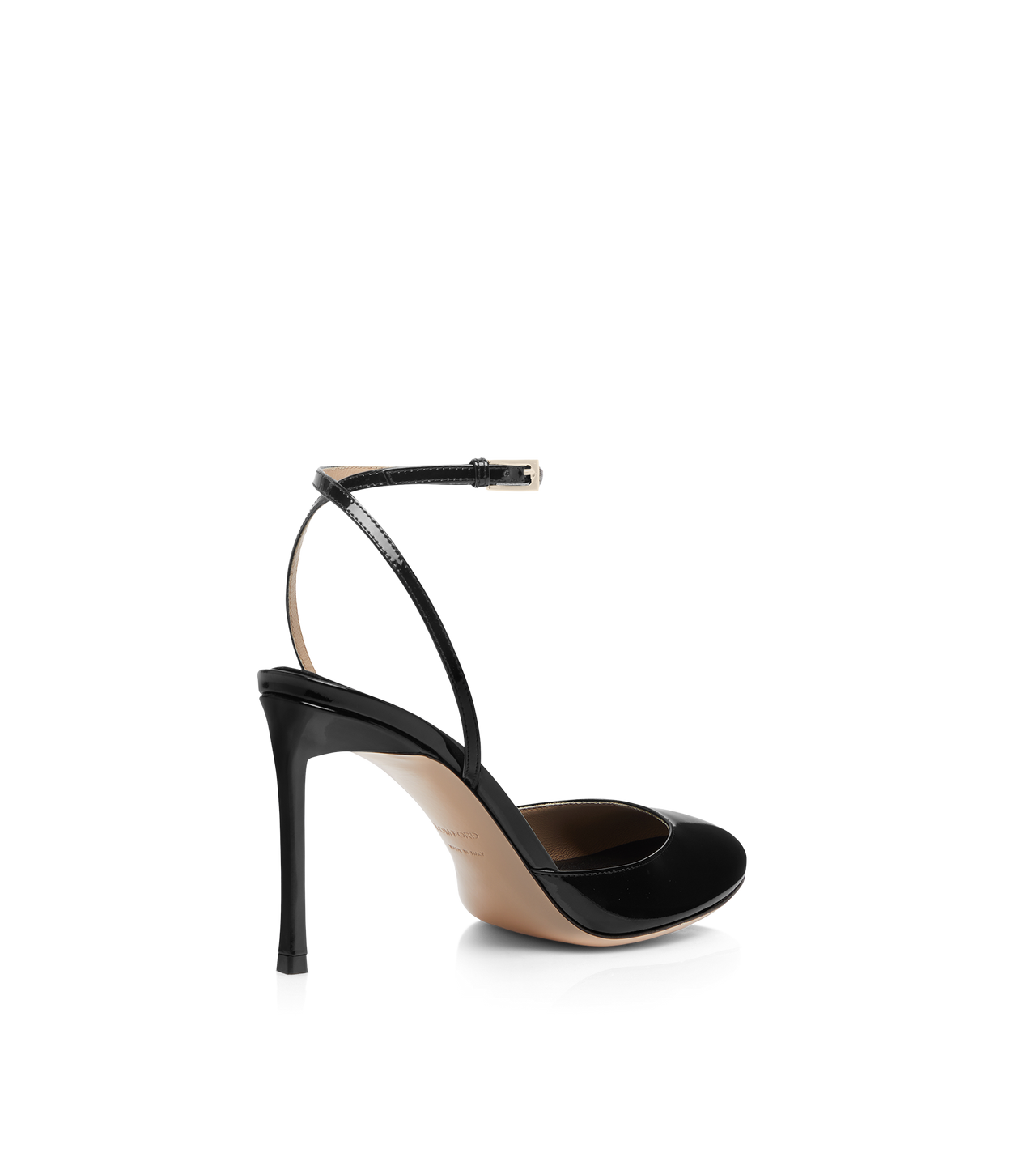 TOM FORD LEATHER BLACK PATENT LEATHER SELEN PUMP
