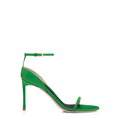 VERTIGO SANDALE AUS LACKLEDER MIT KN&Ouml;CHELRIEMEN image number 0