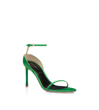 VERTIGO SANDALE AUS LACKLEDER MIT KN&Ouml;CHELRIEMEN image number 1