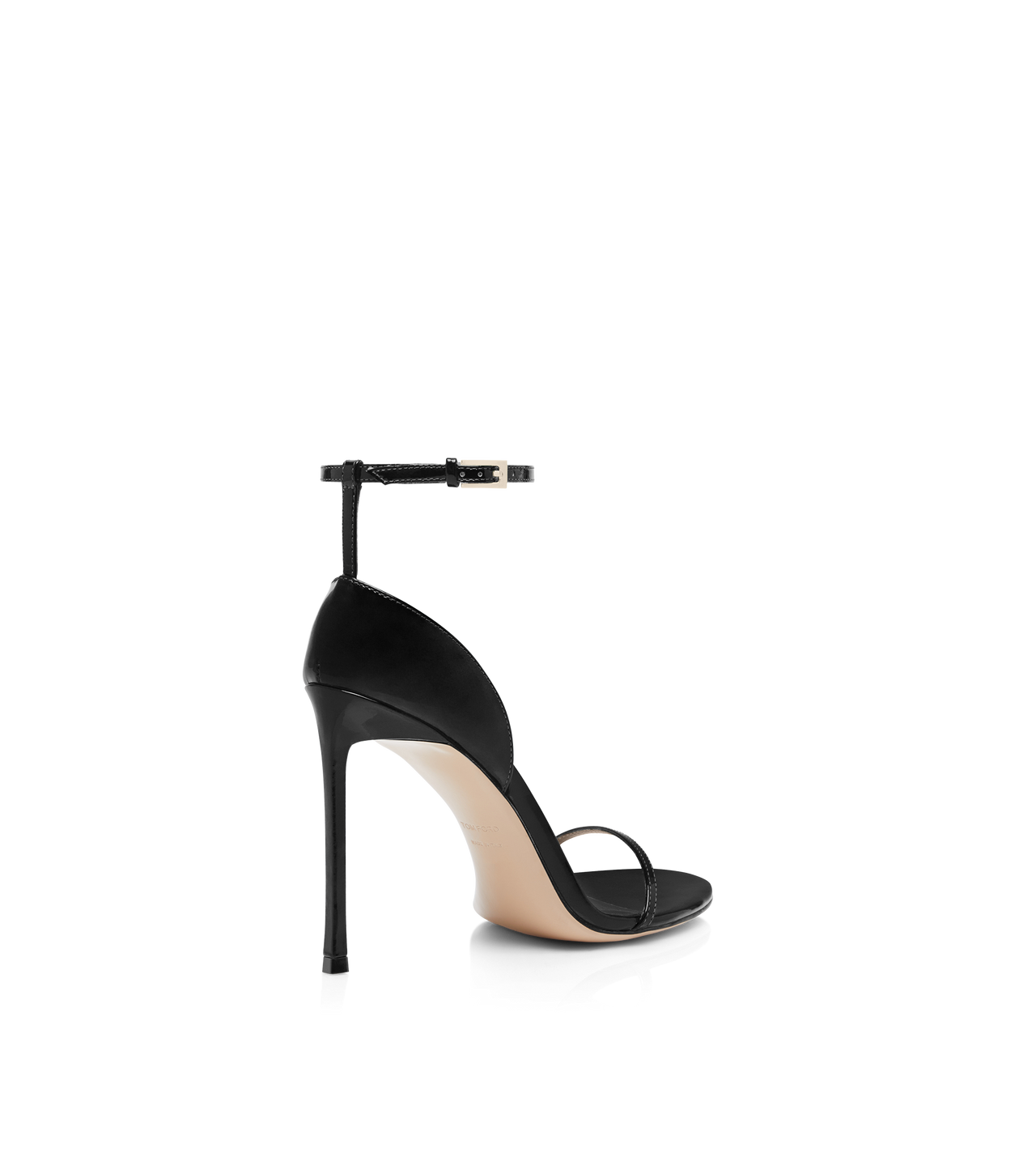 PATENT LEATHER VERTIGO ANKLE STRAP SANDAL image number 2